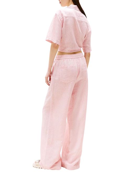 Pantalone salmone in misto lino Tommy Jeans | DW0DW20352TH3